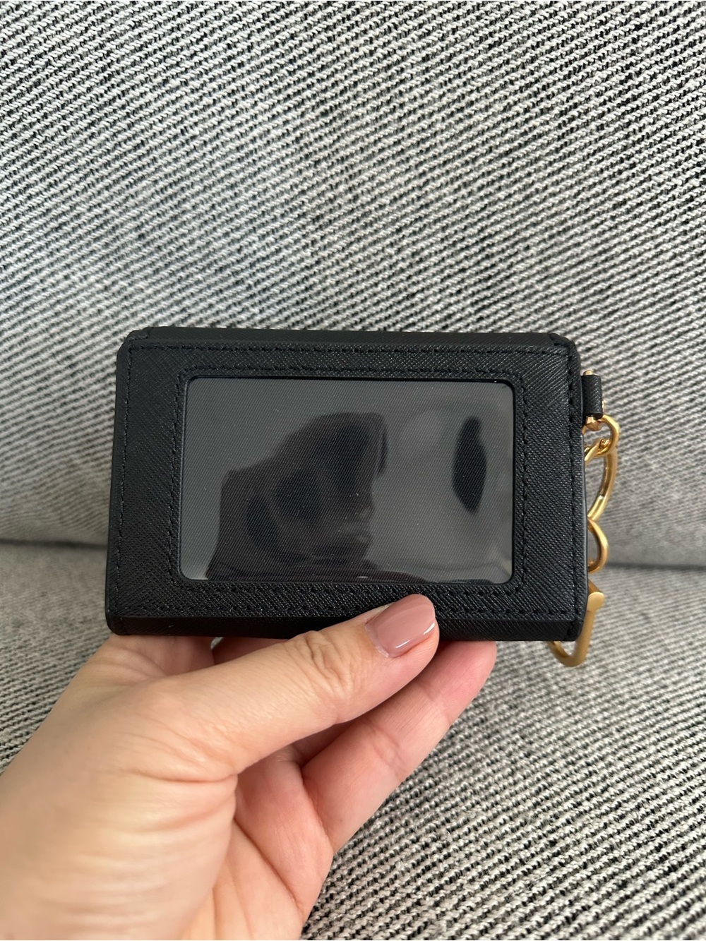 Last 1‼️Tory Burch Emerson Flap Card Case 157146 In Black - Picture 4 of 7